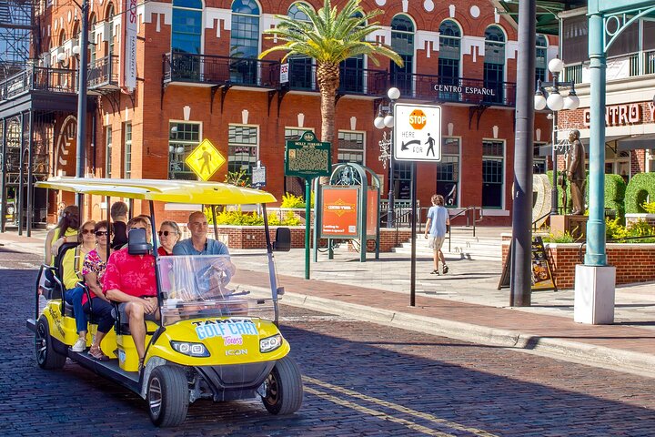 Guided Tampa Sightseeing Tour in a Deluxe Street Legal Golf Cart