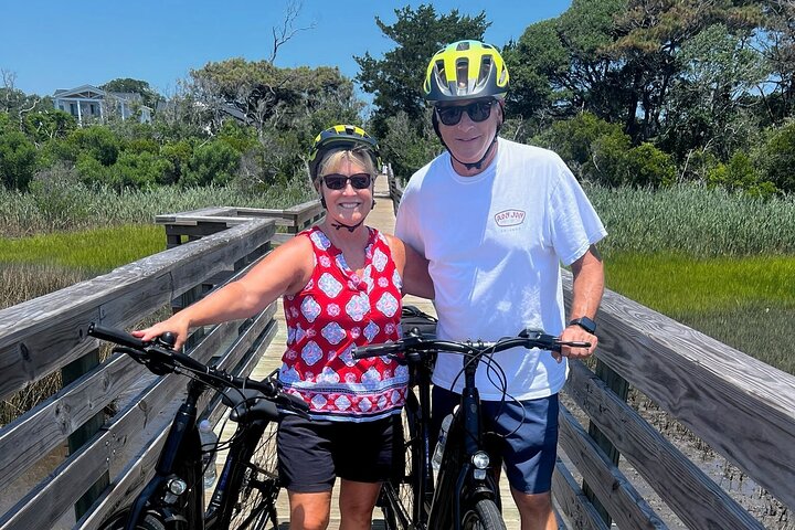 Guided Oak Island Nature Tour on E-Bikes