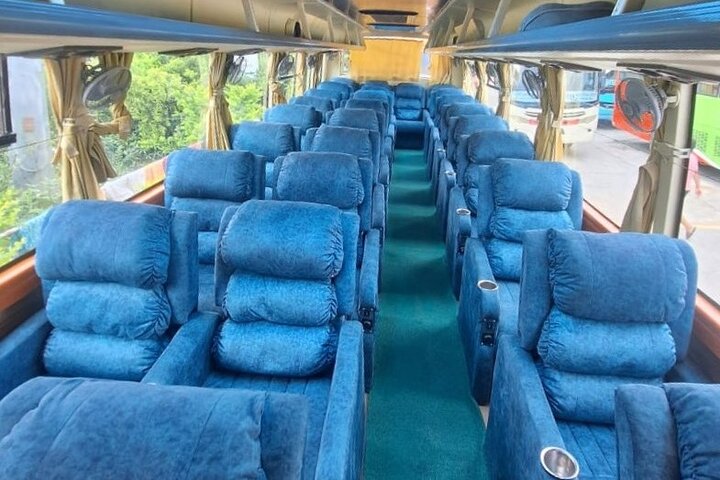 Pokhara to Kathmandu Tourist Bus Ticket Luxury Sofa