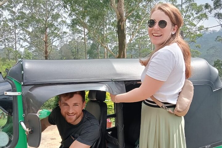 Nuwara Eliya TukTuk Ride Scenic Tea Plantation and Waterfall Tour