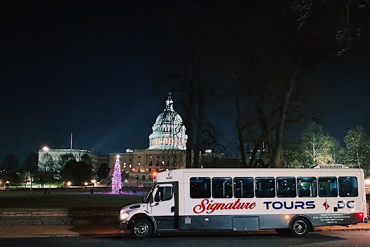 DC Monuments Night Tour with 10+ Stops, National Mall, Tickets