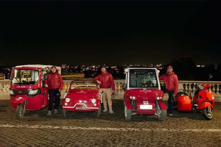 Rome by Night: Golf Cart Tour