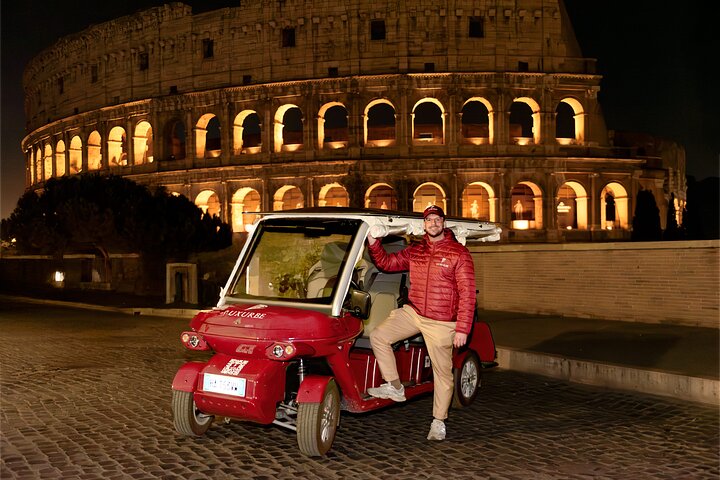 Rome by Night: Golf Cart Tour