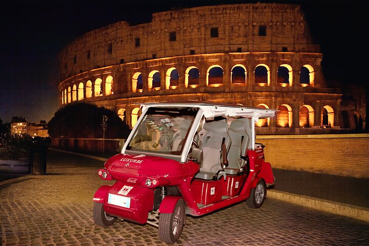 Rome by Night: Golf Cart Tour