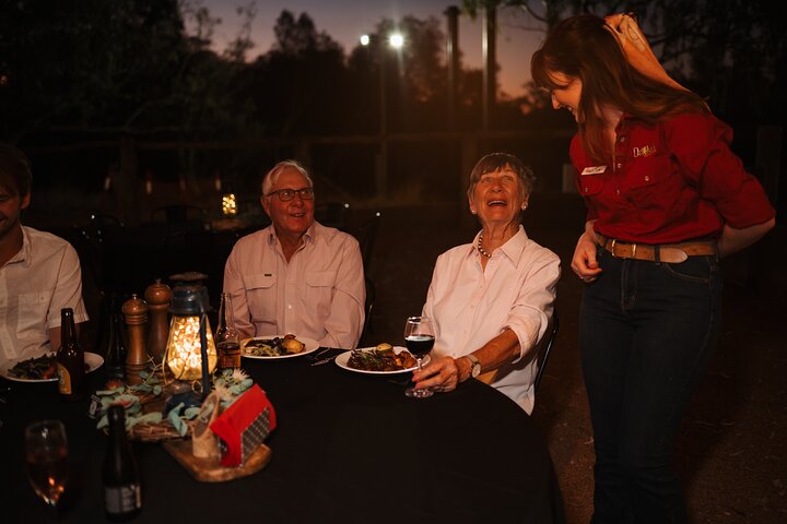Silver-Tails Rail Sunset With Smithy's Dinner & Show in Longreach