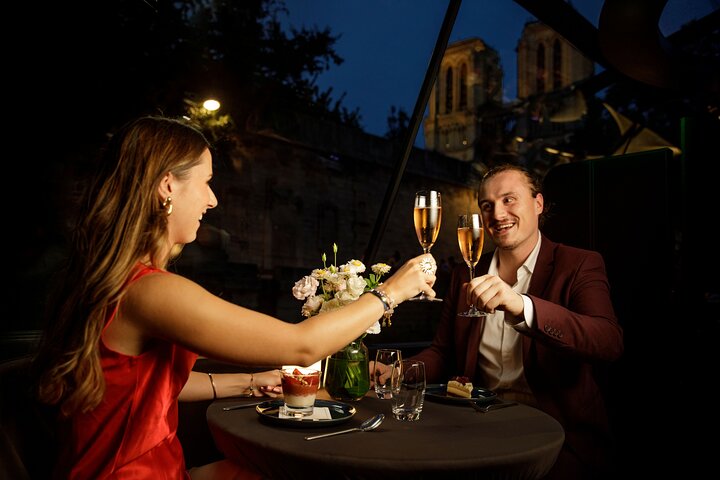 Bateaux Parisiens Seine River Gourmet Dinner & Sightseeing Cruise