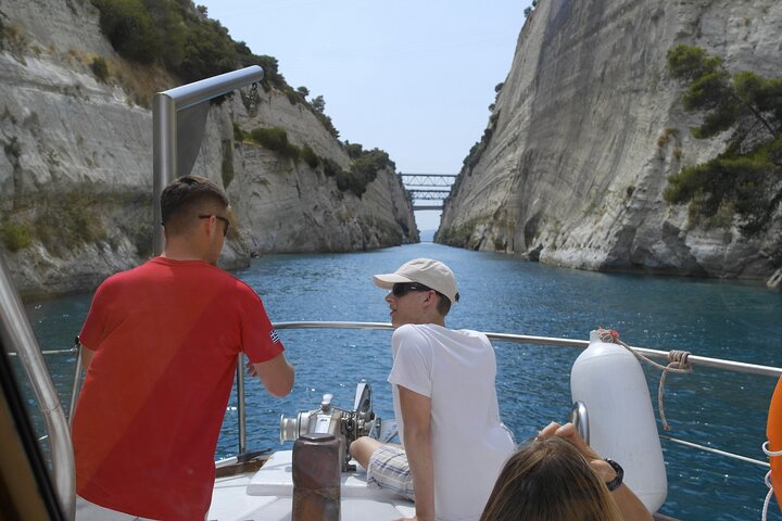 Corinth Canal Cruises Passage By St Andreas Glass Bottom Boat