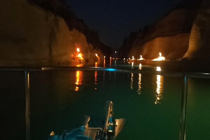 Corinth Canal Cruises Passage By St Andreas Glass Bottom Boat