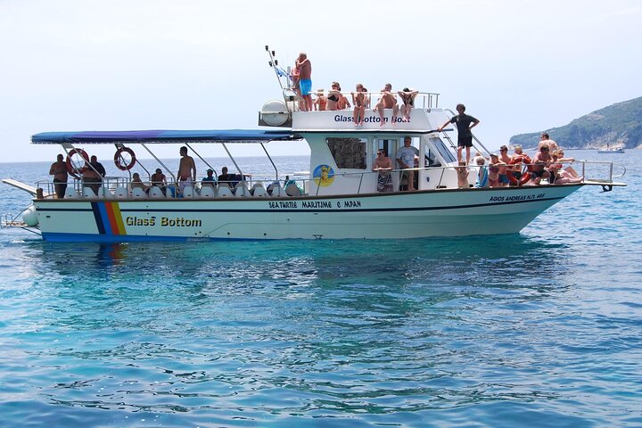 Corinth Canal Cruises Passage By St Andreas Glass Bottom Boat