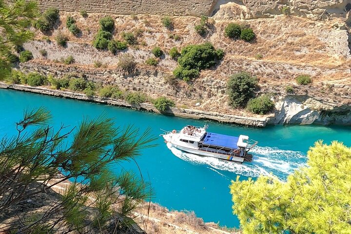 Corinth Canal Cruises Passage By St Andreas Glass Bottom Boat