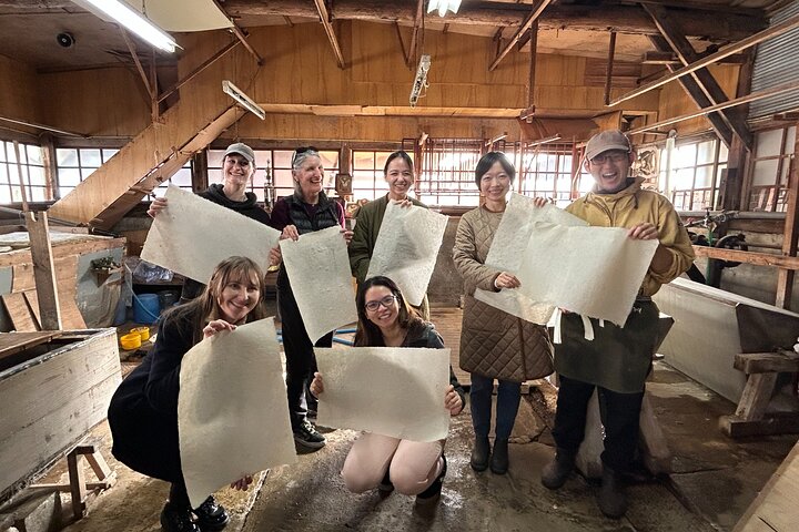 Private Taxi: Washi-Making & Gold Leaf, Acclaimed Sake in Ehime