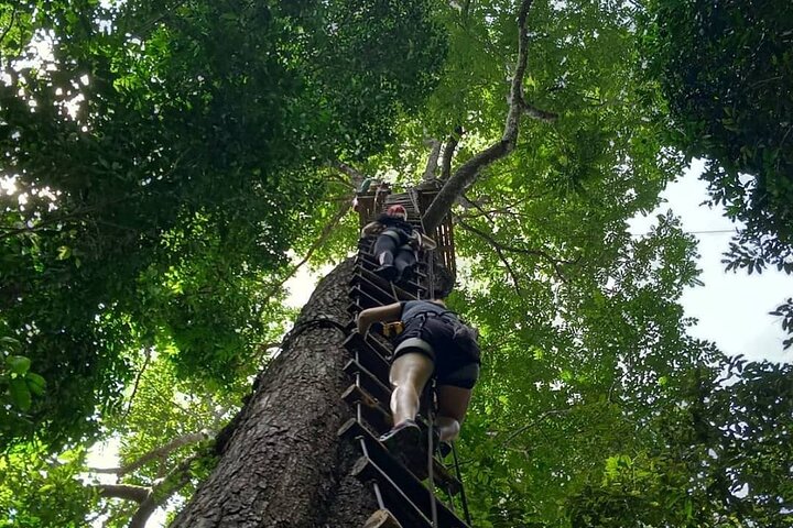 Fun Tree Top Zipline Adventure and Challenge in Kanchanaburi