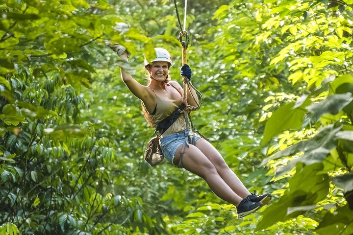 Fun Tree Top Zipline Adventure and Challenge in Kanchanaburi