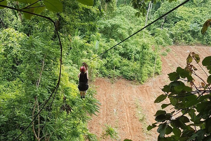 Fun Tree Top Zipline Adventure and Challenge in Kanchanaburi