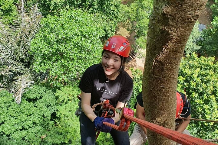 Fun Tree Top Zipline Adventure and Challenge in Kanchanaburi