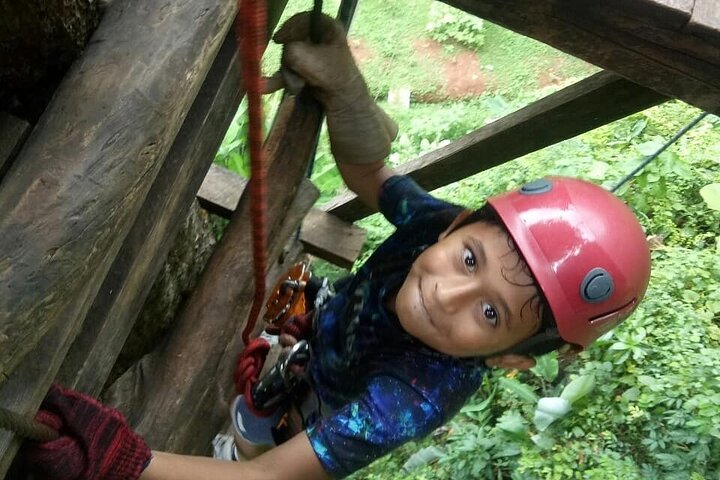 Fun Tree Top Zipline Adventure and Challenge in Kanchanaburi