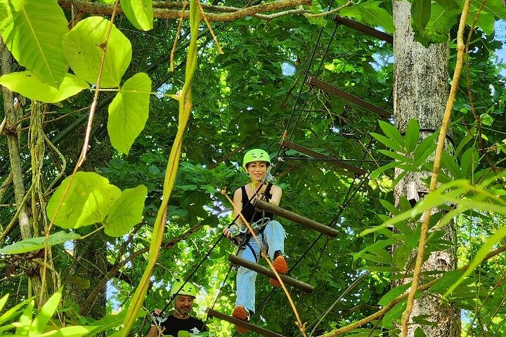 Fun Tree Top Zipline Adventure and Challenge in Kanchanaburi