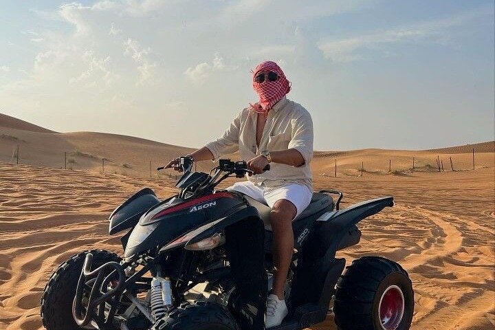 Agadir/Taghazout: Sunset Sandboarding Quad Bike & Moroccan Dinner