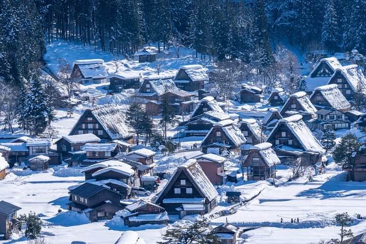 One Way Bus from Kanazawa to Takayama with a stop at Shirakawago