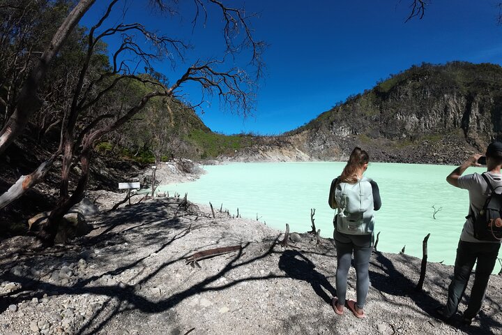 Tangkuban Parahu Volcano or White Crater Bandung Guided Tour