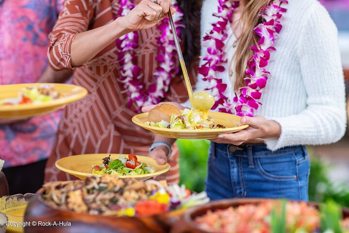 Waikiki Luau Buffet with Optional Rock-A-Hula Show Ticket