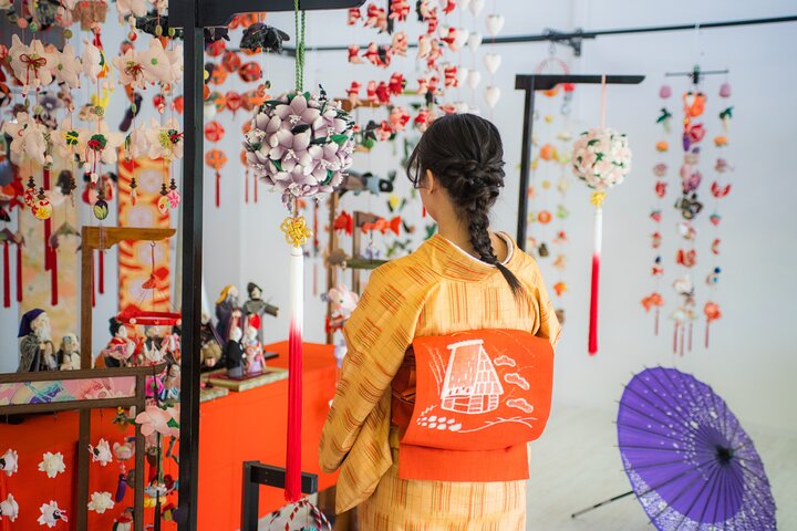 Private Authentic Kimono Walk in Nostalgic Village, Minakami