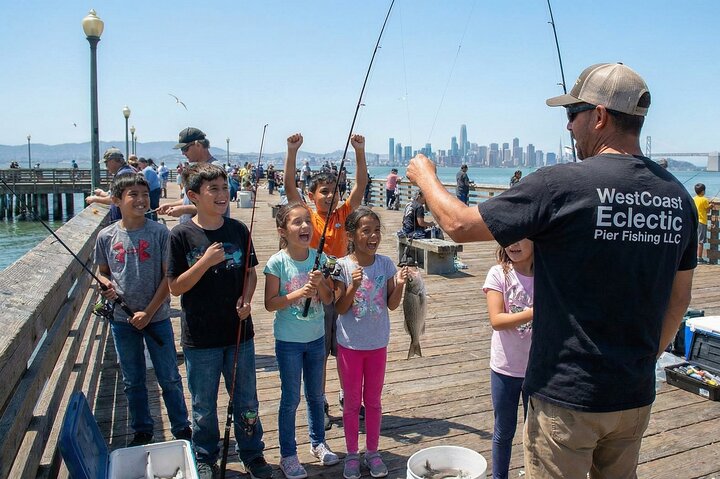 Learn to Pier Fish: Beginner Groups 2-6 persons (No license)