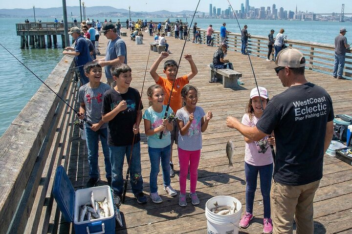 Learn to Pier Fish: Beginner Groups 2-6 persons (No license)