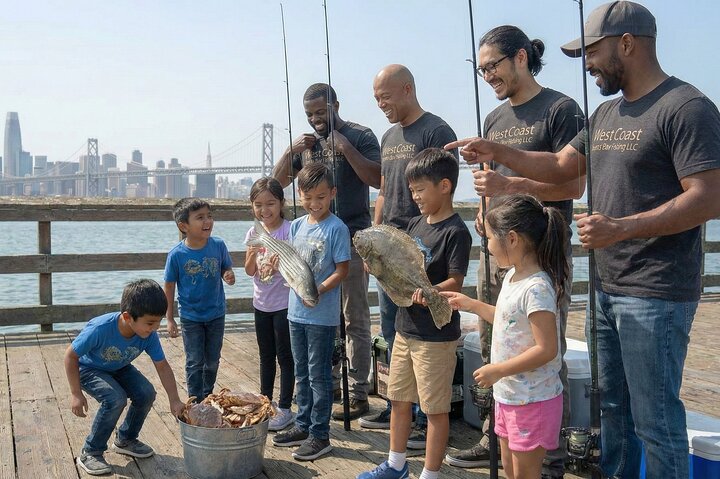 Learn to Pier Fish: Beginner Groups 2-6 persons (No license)