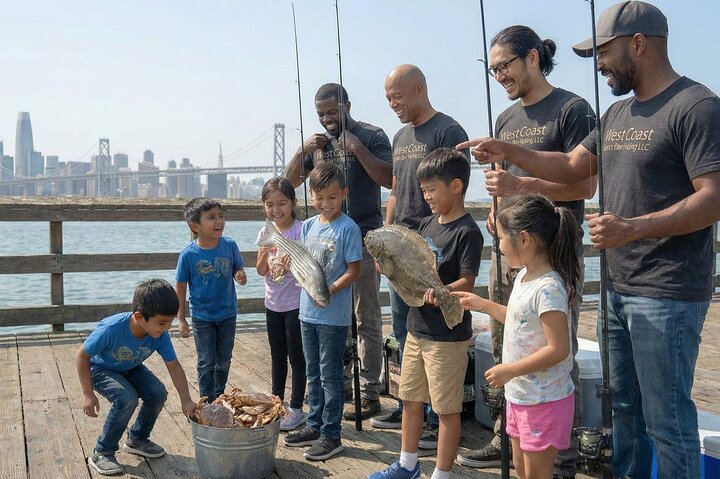 Learn to Pier Fish: Beginner Groups 2-6 persons (No license)