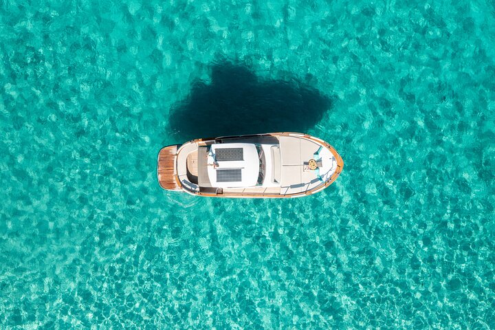 Costa Smeralda Boat Tour by Hybrid Boat with Swim Stops &Aperitif