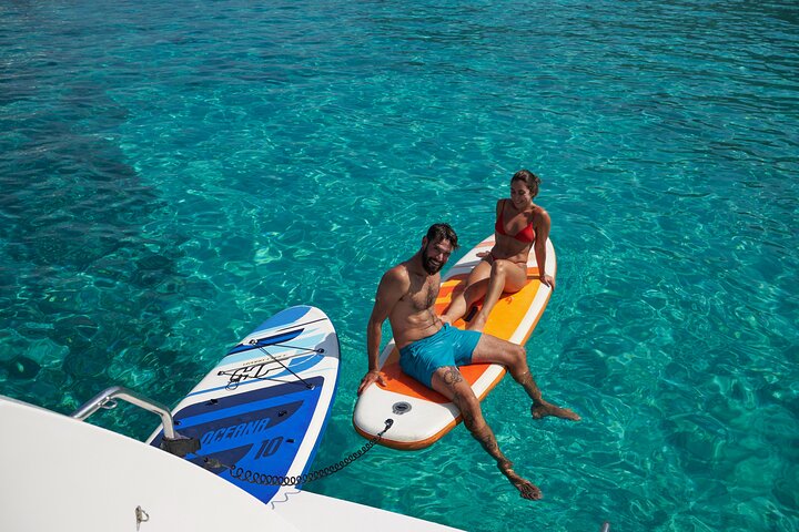Balos & Gramvousa Luxury Catamaran Sailing Cruise from Kissamos