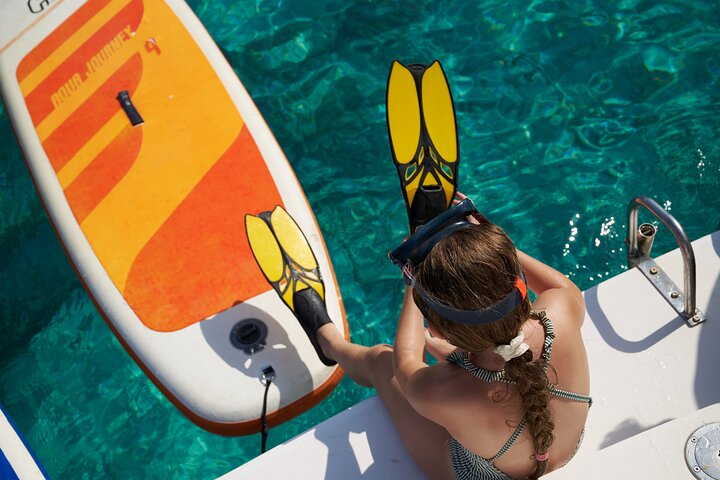 Balos & Gramvousa Luxury Catamaran Sailing Cruise from Kissamos
