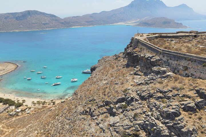 Balos & Gramvousa Luxury Catamaran Sailing Cruise from Kissamos
