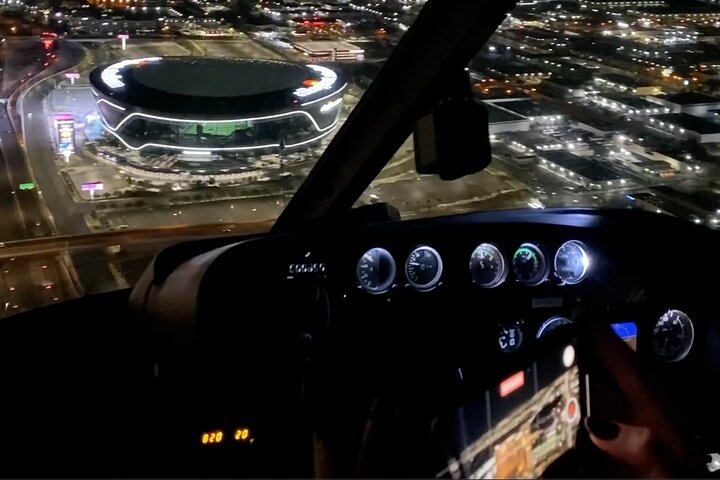 Las Vegas Helicopter Night Strip Flight Tour with Optional Dinner