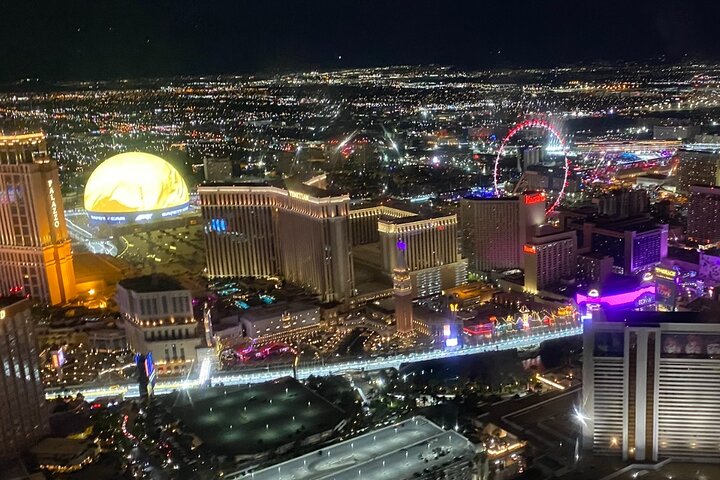 Las Vegas Helicopter Night Strip Flight Tour with Optional Dinner