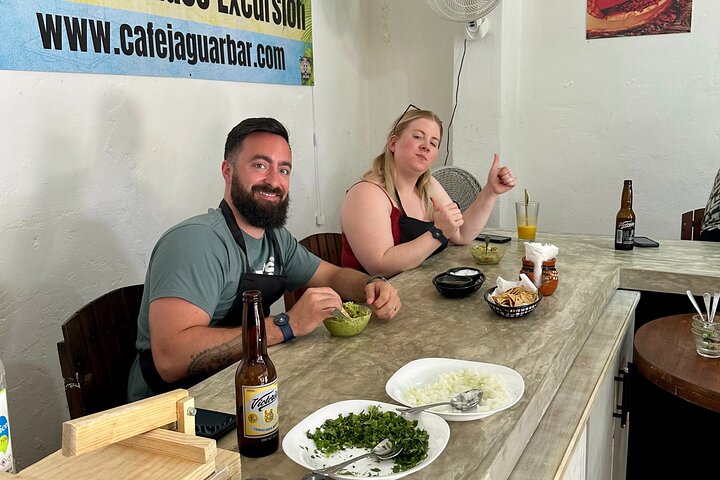 Authentic Beachfront Mexican Cooking Class Cafe Jaguar Costa Maya