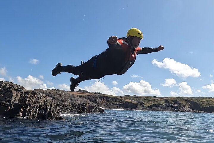 Coasteering near Tenby
