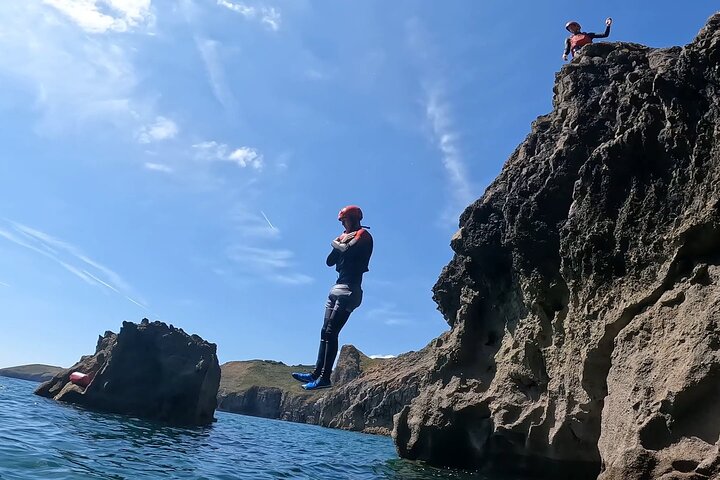 Coasteering near Tenby