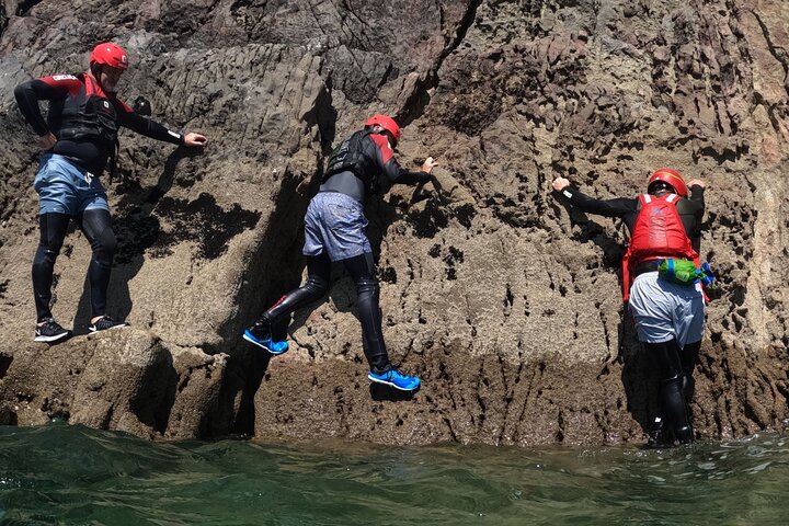 Coasteering near Tenby