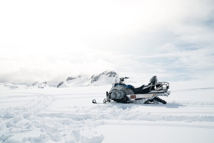Snowmobiling Adventure on Langjokull Glacier from Gullfoss