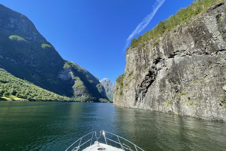 Private yacht Cruise in Flåm and Gudvangen, Nærøyfjord