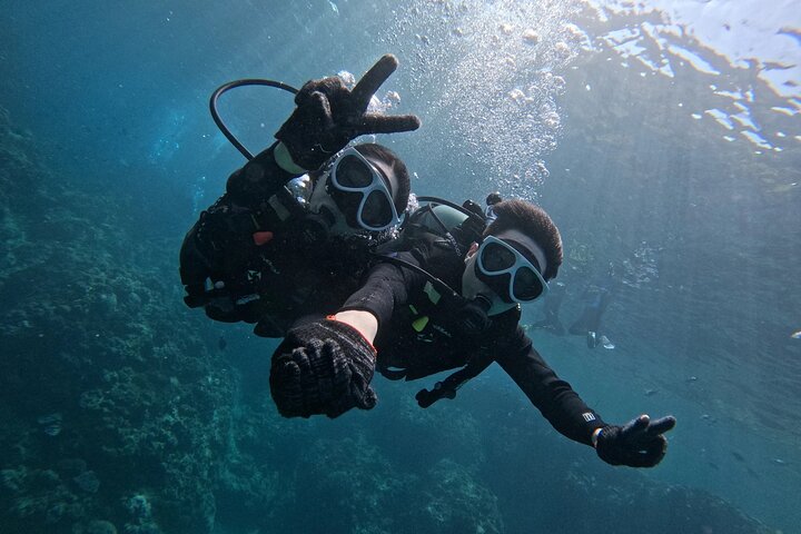 Okinawa Blue Cave Diving Adventure with Free Photos