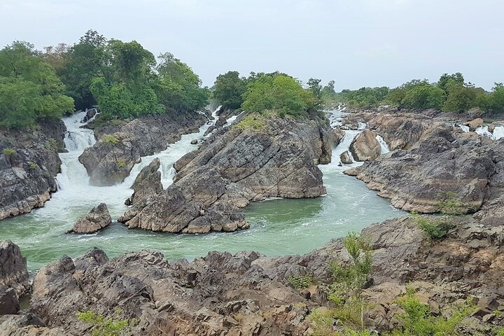 Li Phi Somphamit Waterfalls Adventure from Pakse