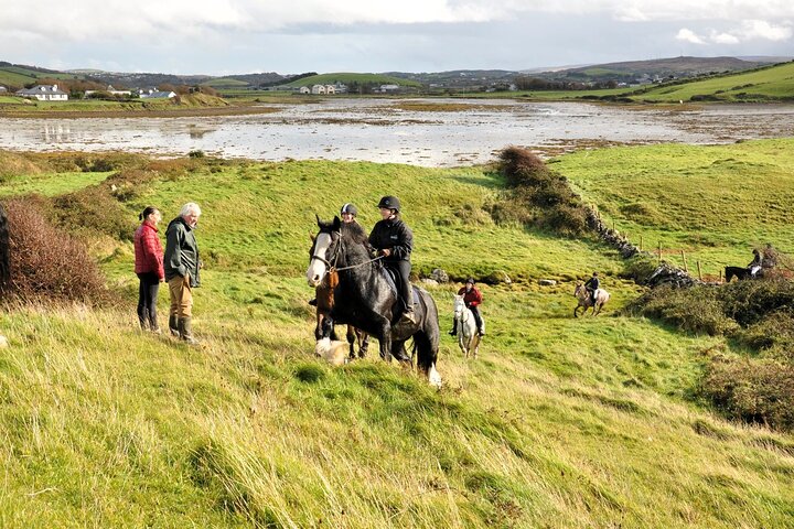 2 Hour Guided Beach and Countryside Horse Riding Outside Westport
