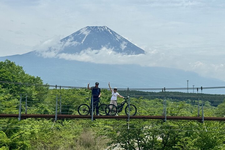 Private Full-Day Mt. Fuji Nature E-Bike Tour with Local Guide