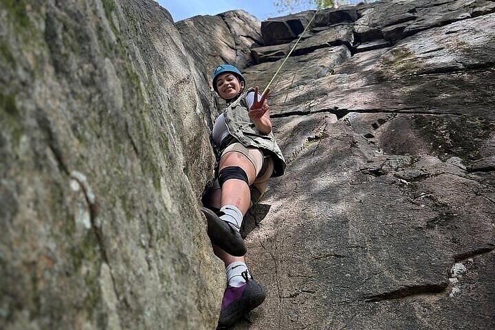 Intermediate Rock Climbing in Delaware Water Gap PA