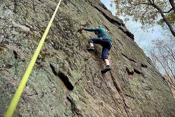 Intermediate Rock Climbing in Delaware Water Gap PA