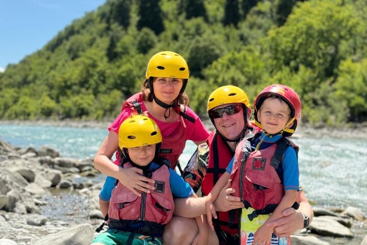 Family Rafting Vjosa River in Permet Albania