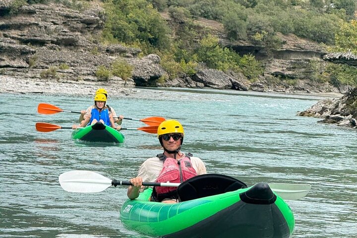 Family Rafting Vjosa River in Permet Albania